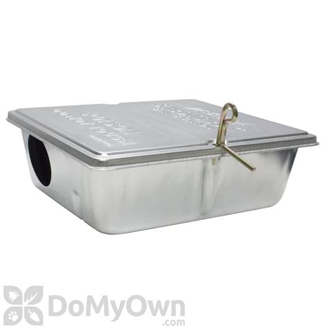 jt eaton metal mouse bait box|jt eaton metal rat bait station.